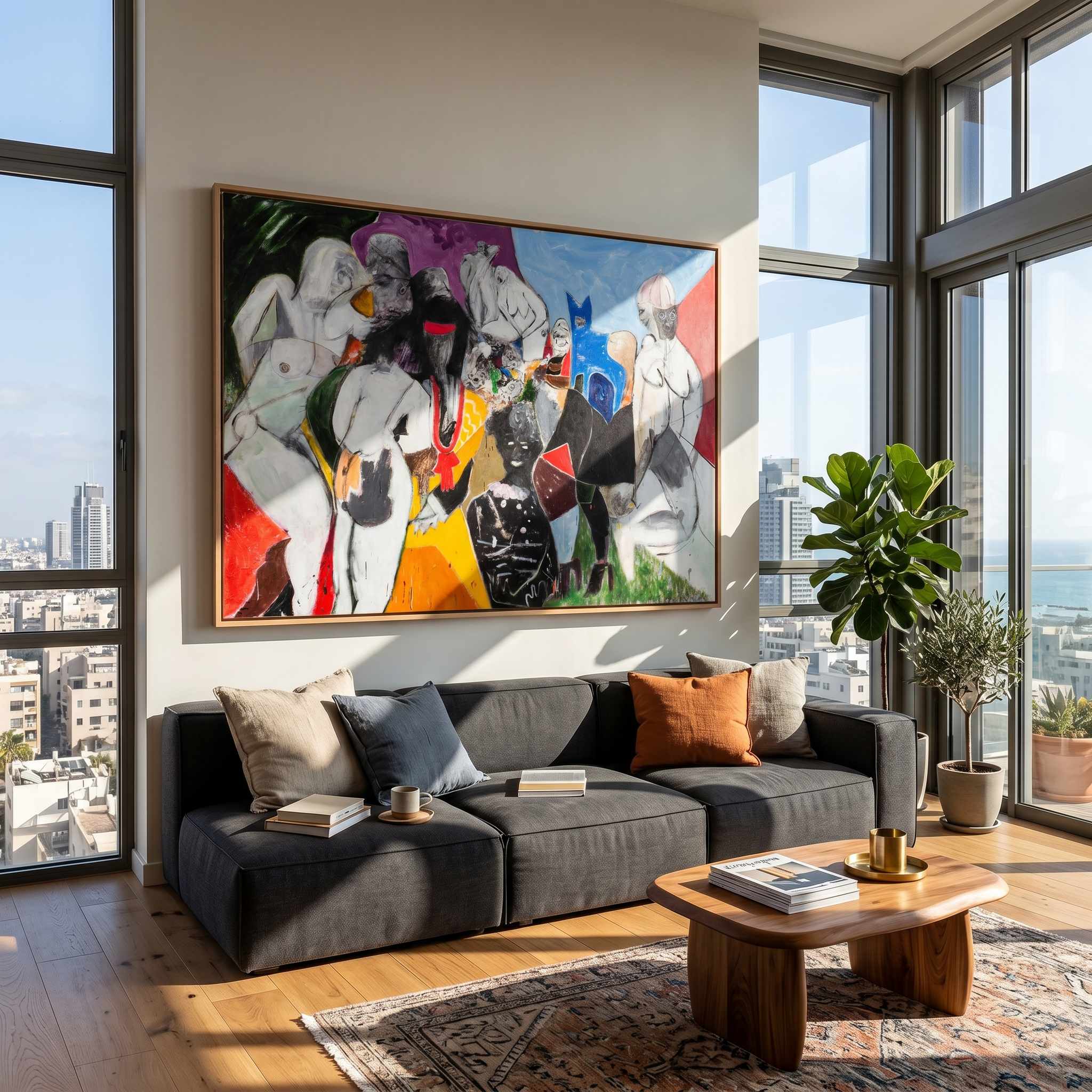 MOMENTUM — EditionOne הדפס אמנות ממוסגר בסלון