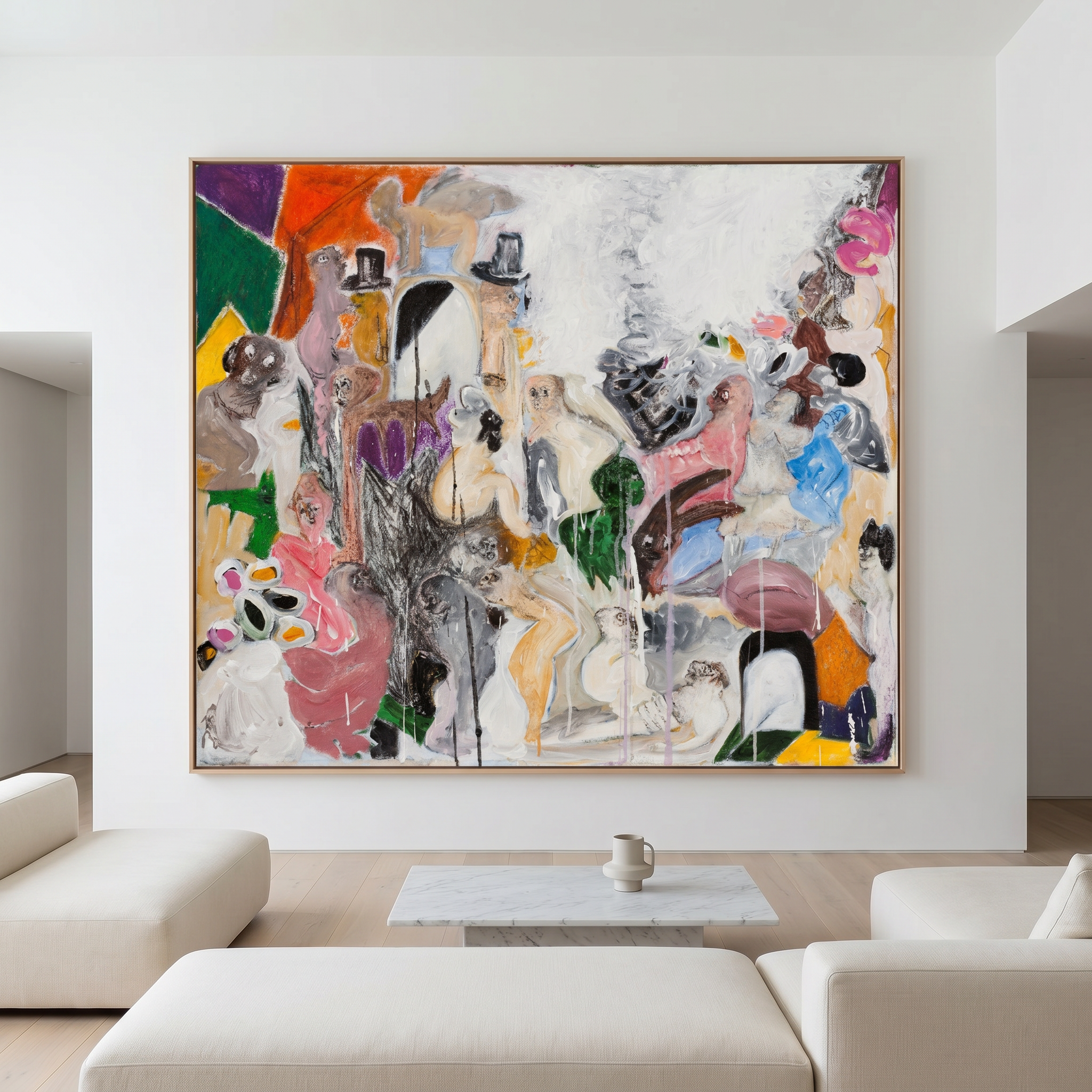 PARLOR — EditionOne הדפס אמנות ממוסגר בסלון
