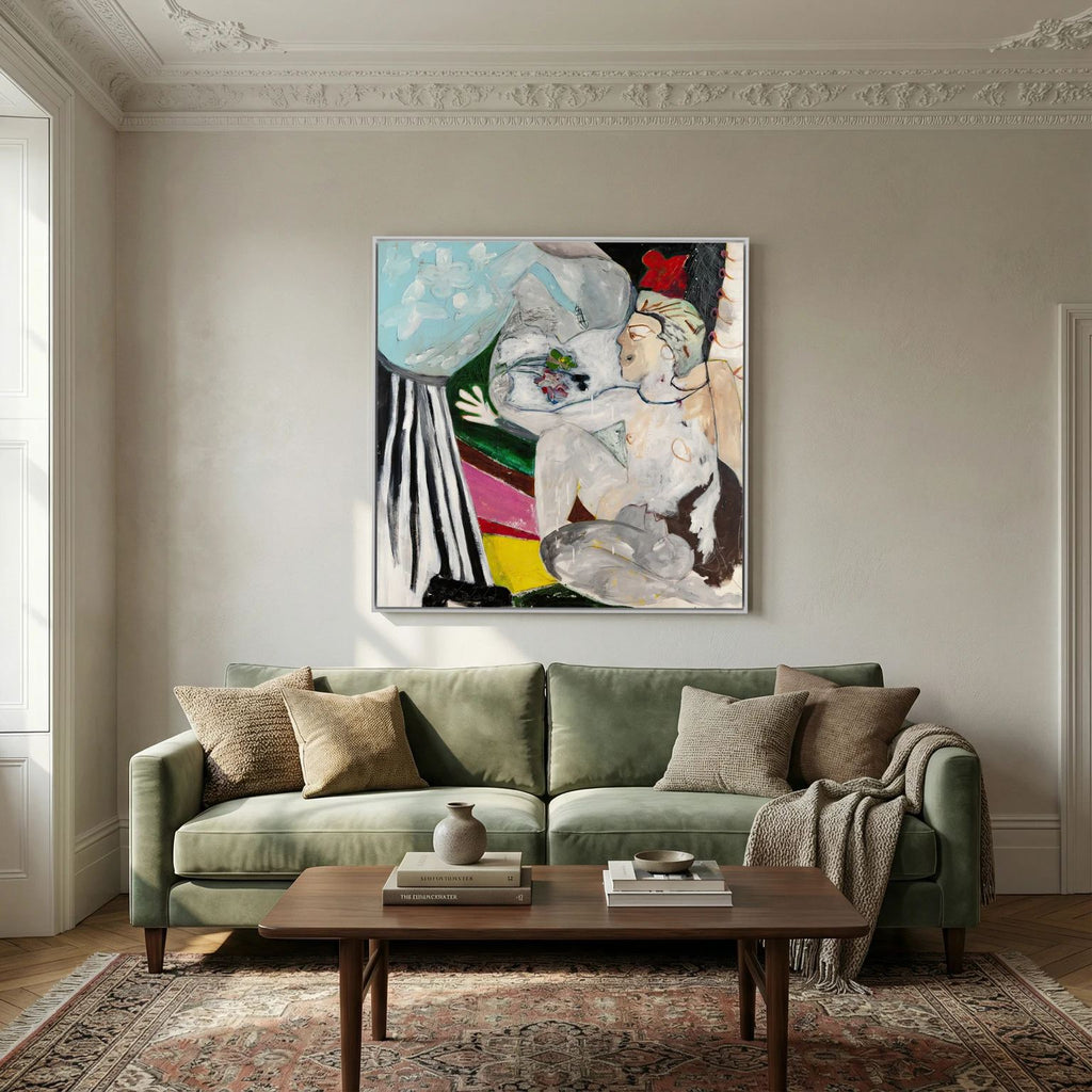 Canvas print: "HUSH"