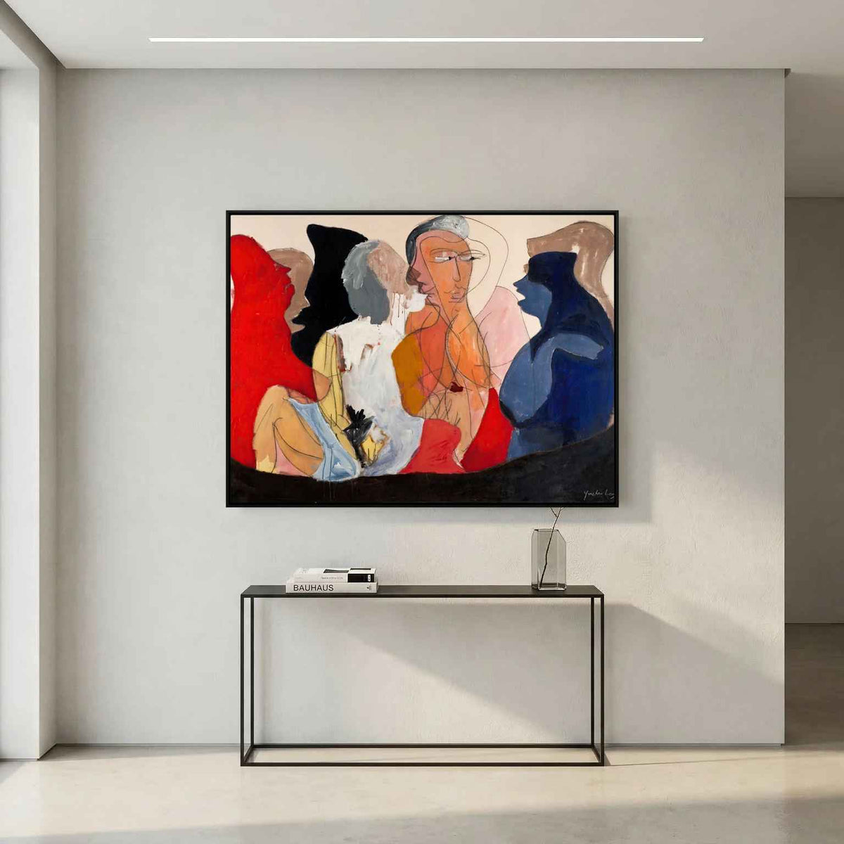 Canvas print: "COMMUNE"