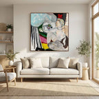 Canvas print: "HUSH"