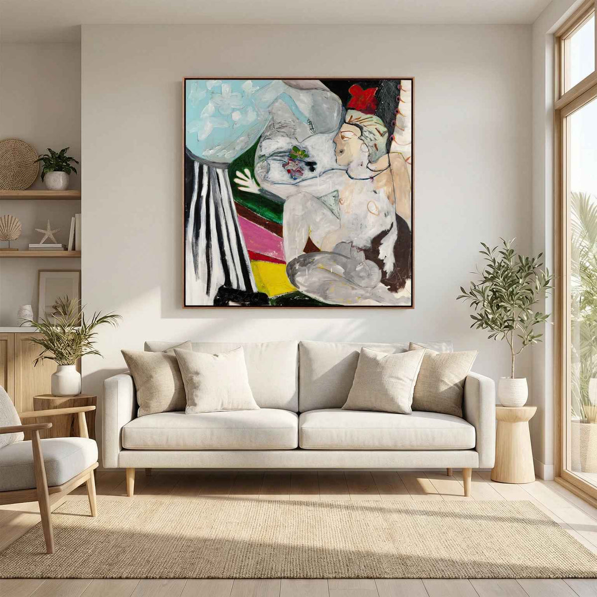 Canvas print: "HUSH"