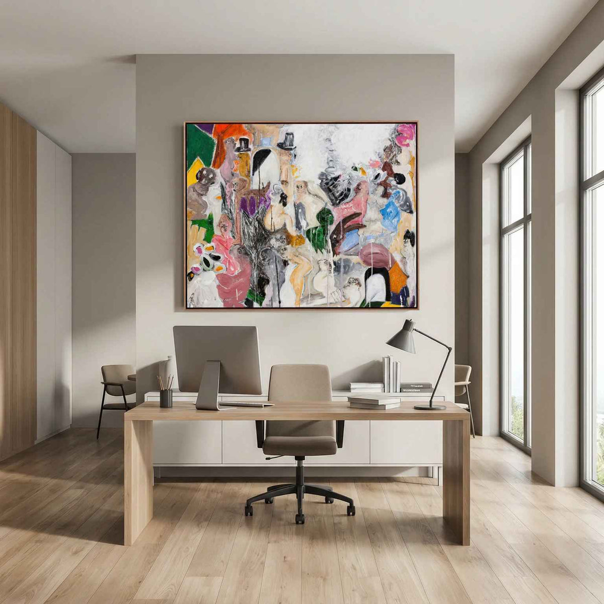 Canvas print: "PARLOR"