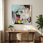 Canvas print: "HUSH"