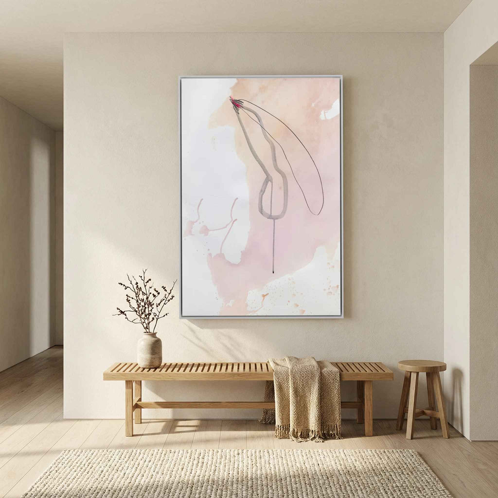 Canvas print: "BLUSH"