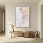 Canvas print: "BLUSH"