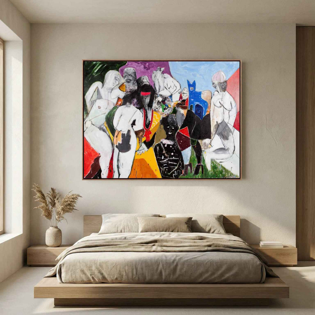 Canvas print: "MOMENTUM"