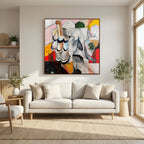 Canvas print: "ROOTED"