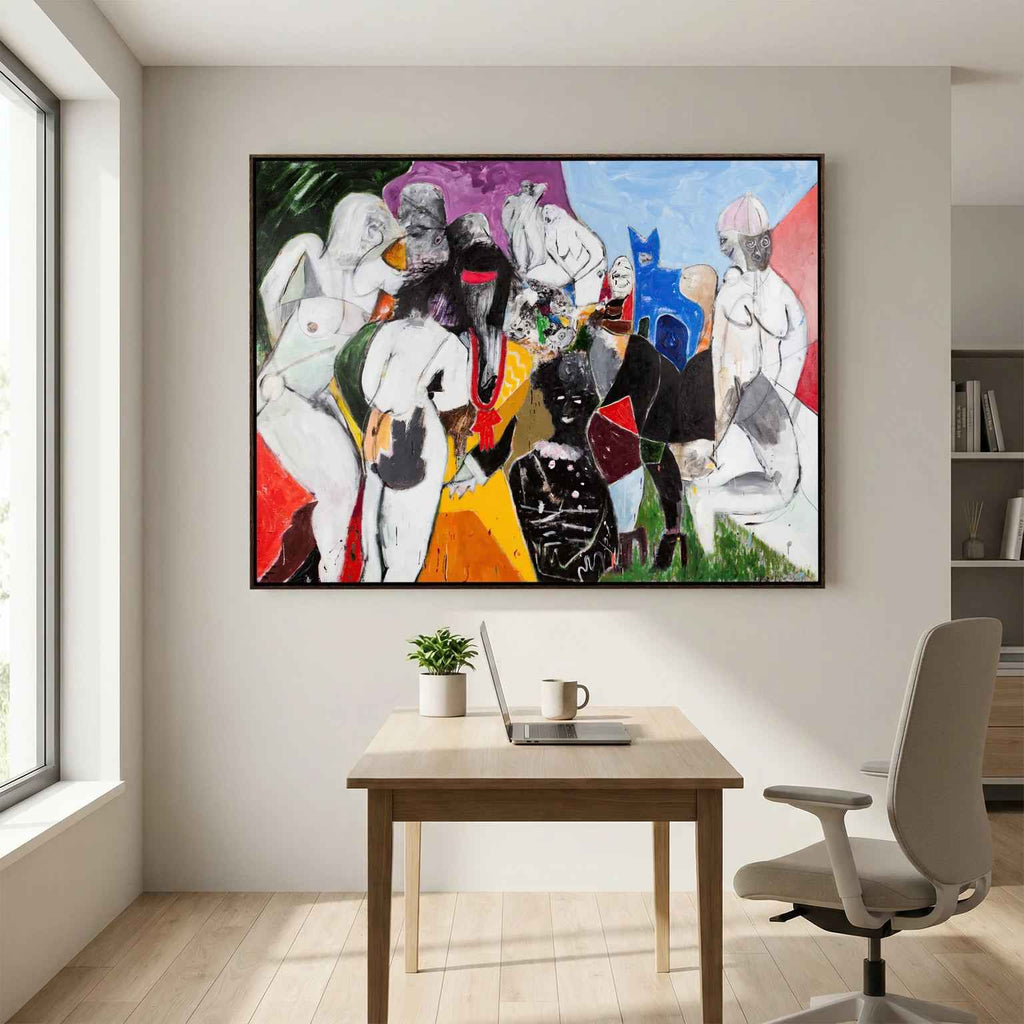 Canvas print: "MOMENTUM"