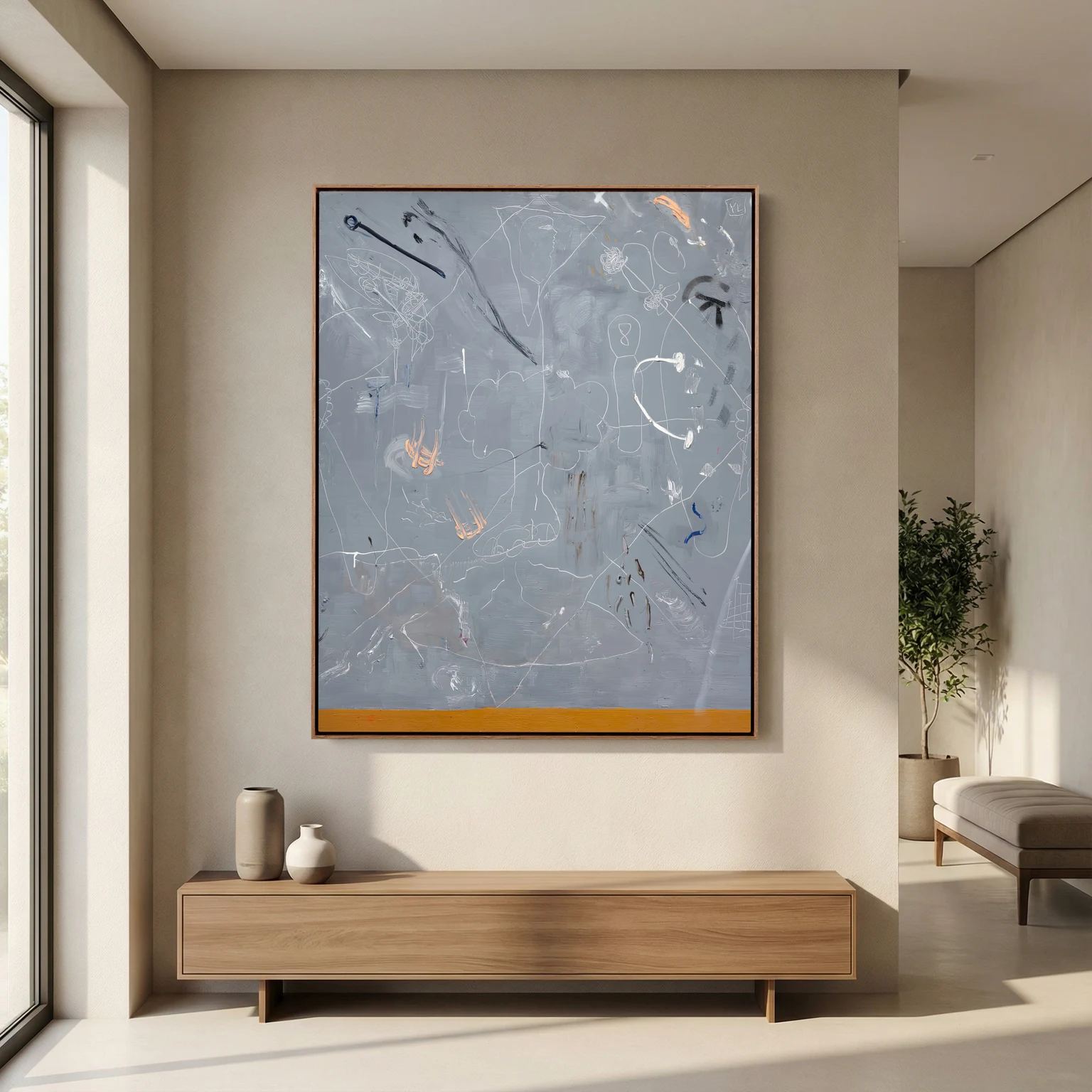 Canvas print: "Trace"