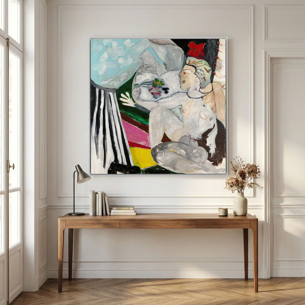 Canvas print: "HUSH"