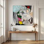 Canvas print: "HUSH"