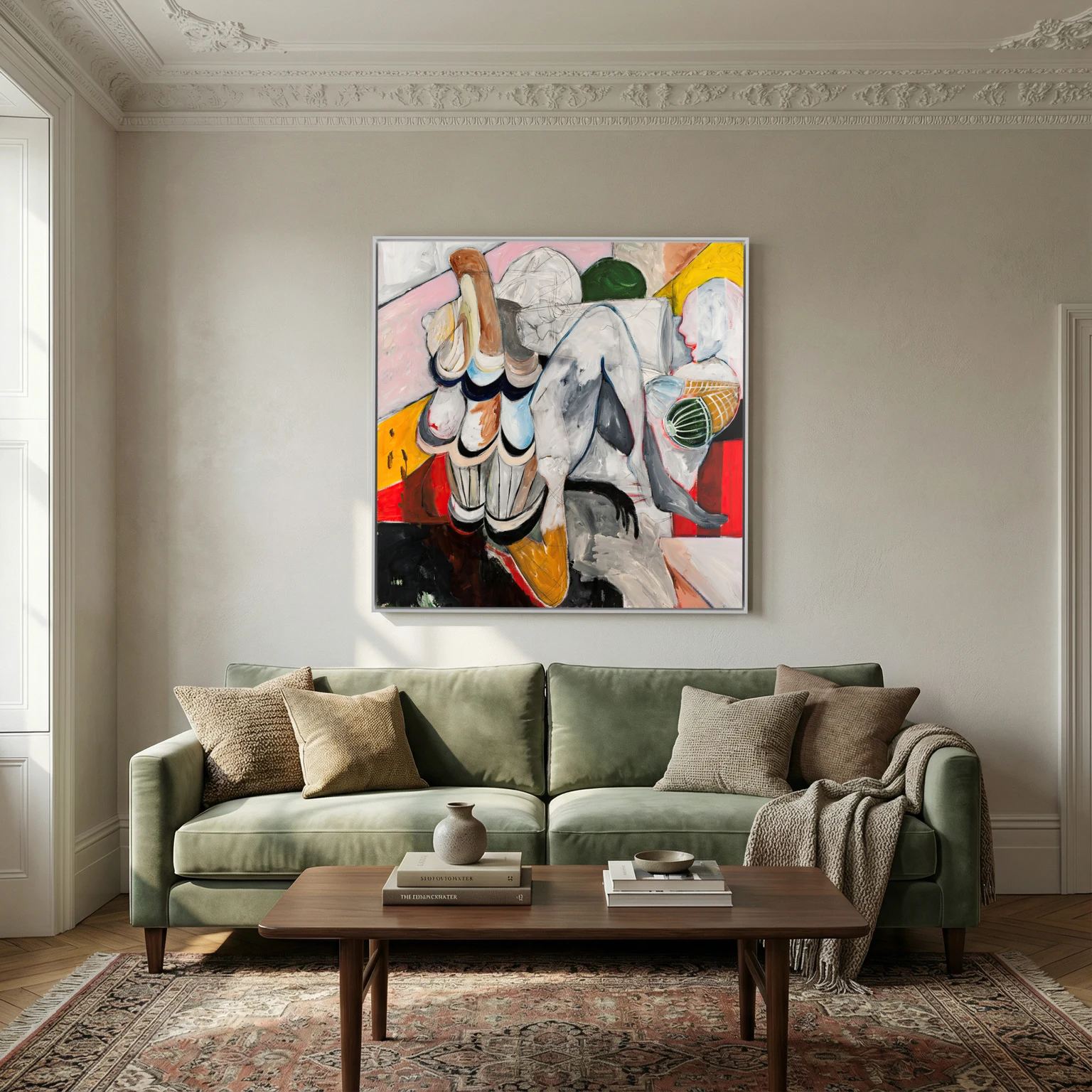 Canvas print: "ROOTED"