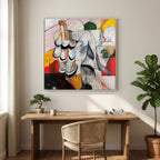 Canvas print: "ROOTED"