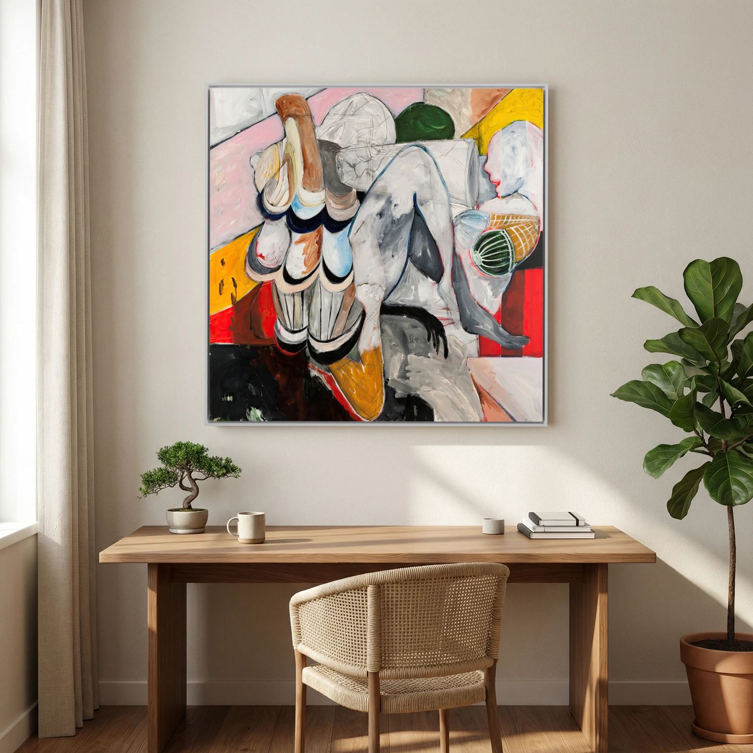 Canvas print: "ROOTED"