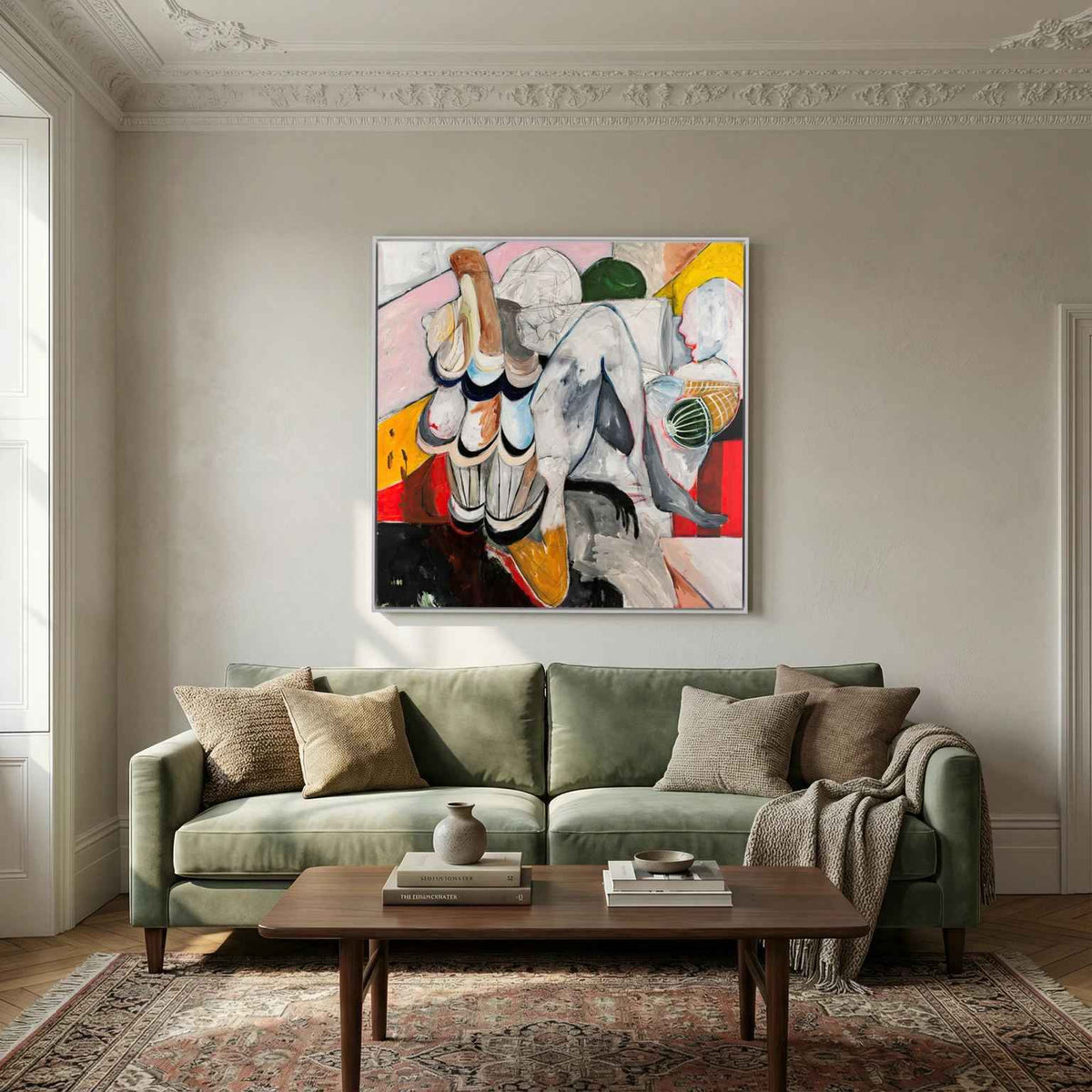 Canvas print: "ROOTED"