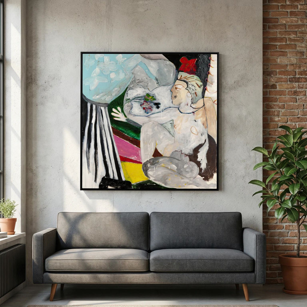 Canvas print: "HUSH"