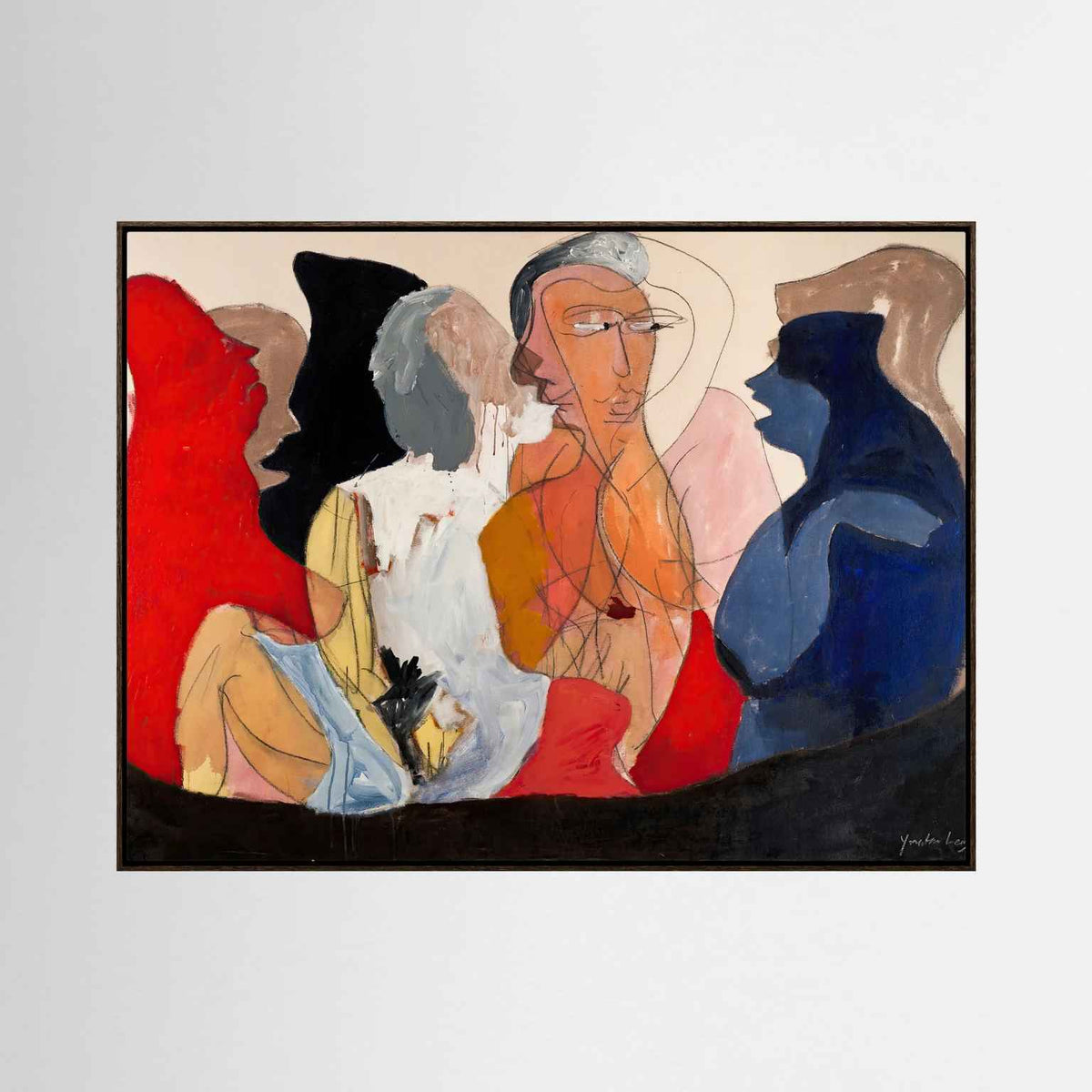 Canvas print: "COMMUNE"