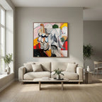 Canvas print: "ROOTED"
