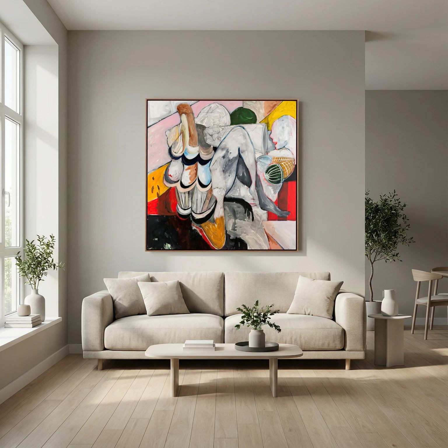 Canvas print: "ROOTED"