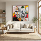 Canvas print: "ROOTED"