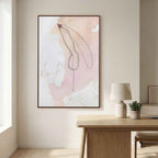 Canvas print: "BLUSH"