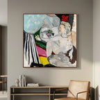 Canvas print: "HUSH"