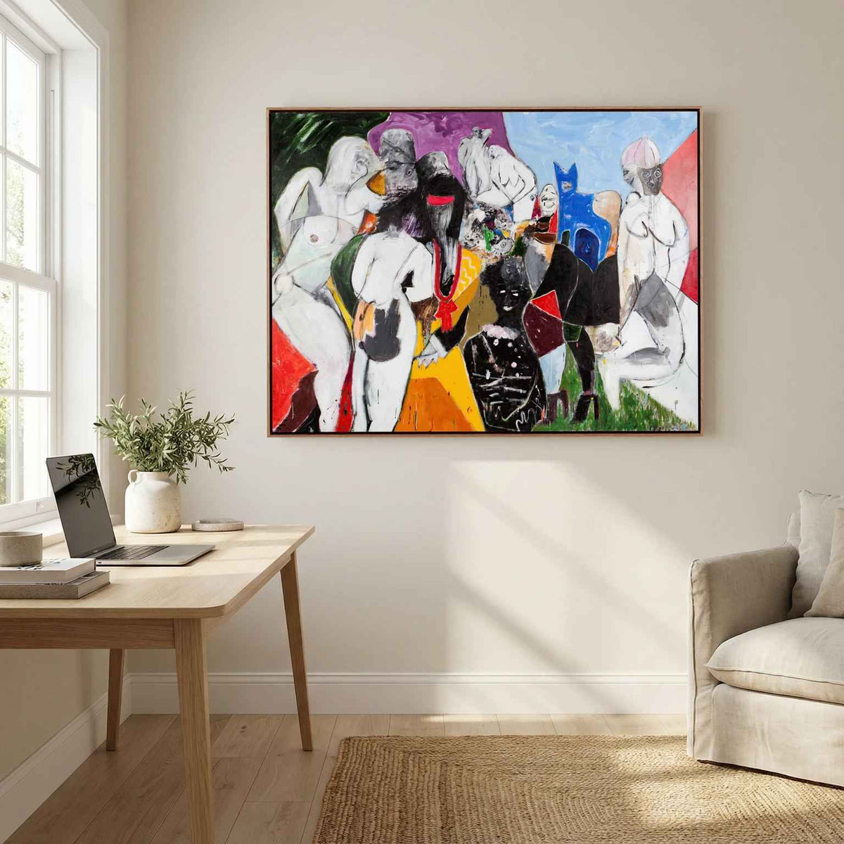 Canvas print: "MOMENTUM"