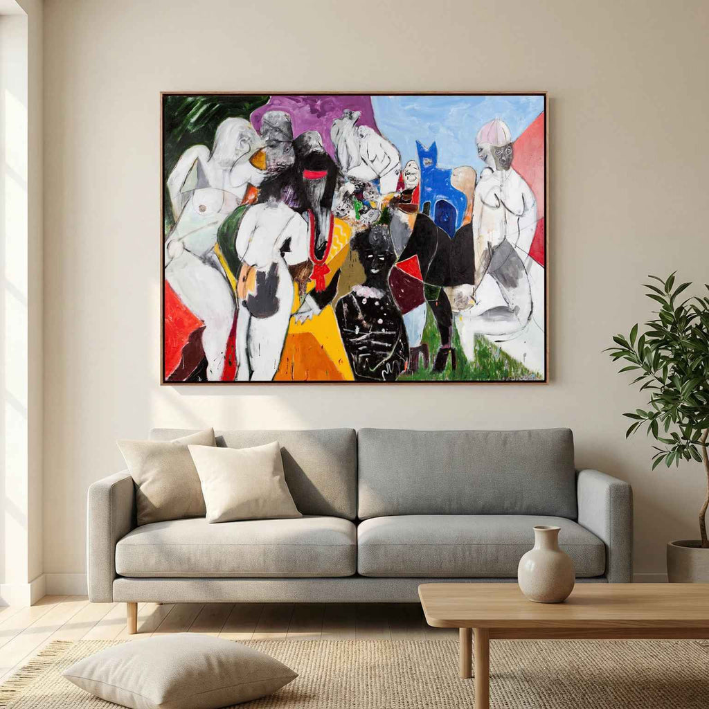 Canvas print: "MOMENTUM"