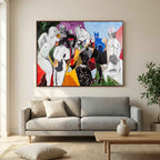 Canvas print: "MOMENTUM"