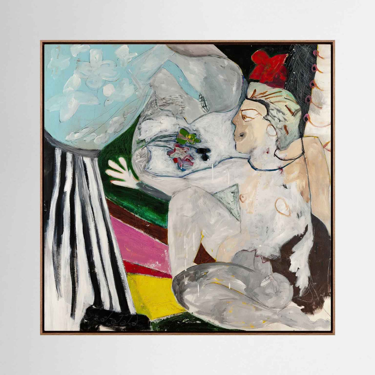 Canvas print: "HUSH"