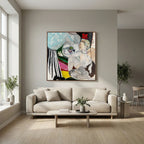 Canvas print: "HUSH"