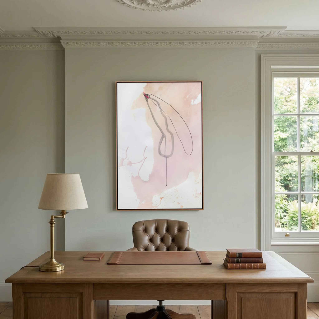 Canvas print: "BLUSH"