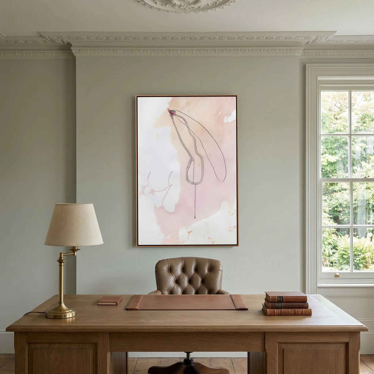 Canvas print: "BLUSH"