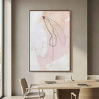 Canvas print: "BLUSH"