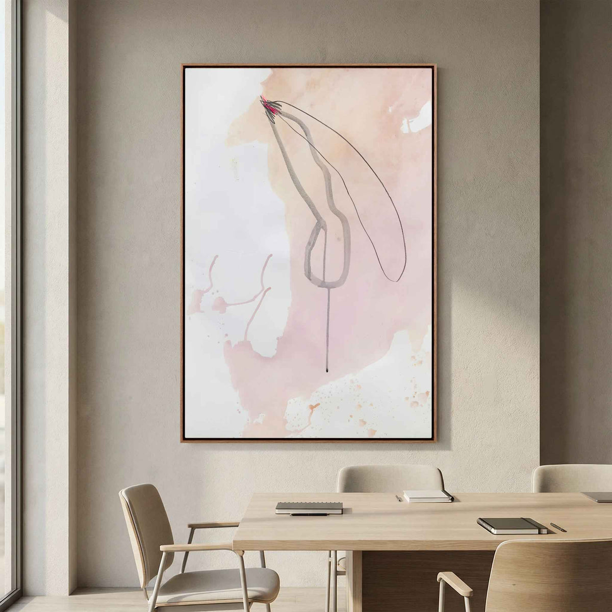 Canvas print: "BLUSH"