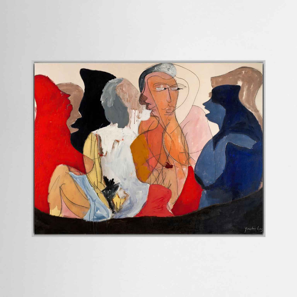Canvas print: "COMMUNE"