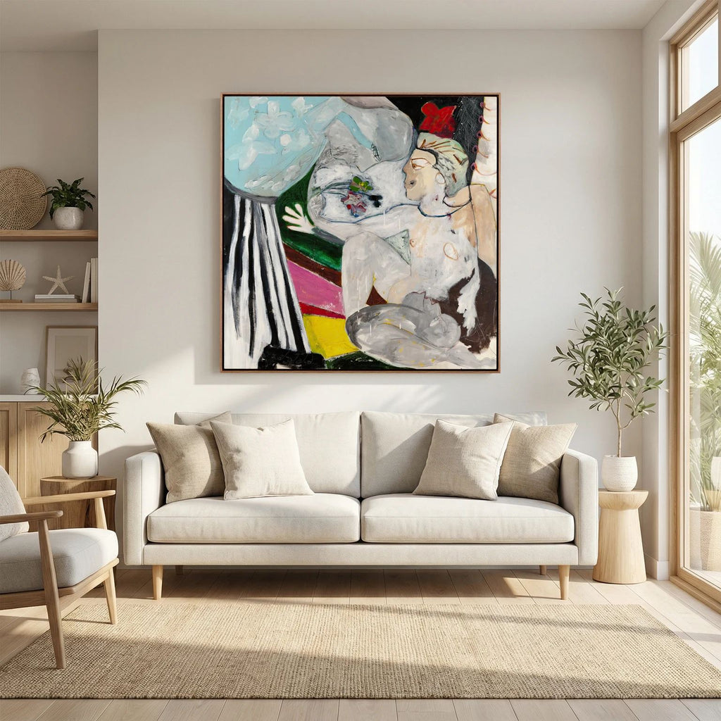 Canvas print: "HUSH"