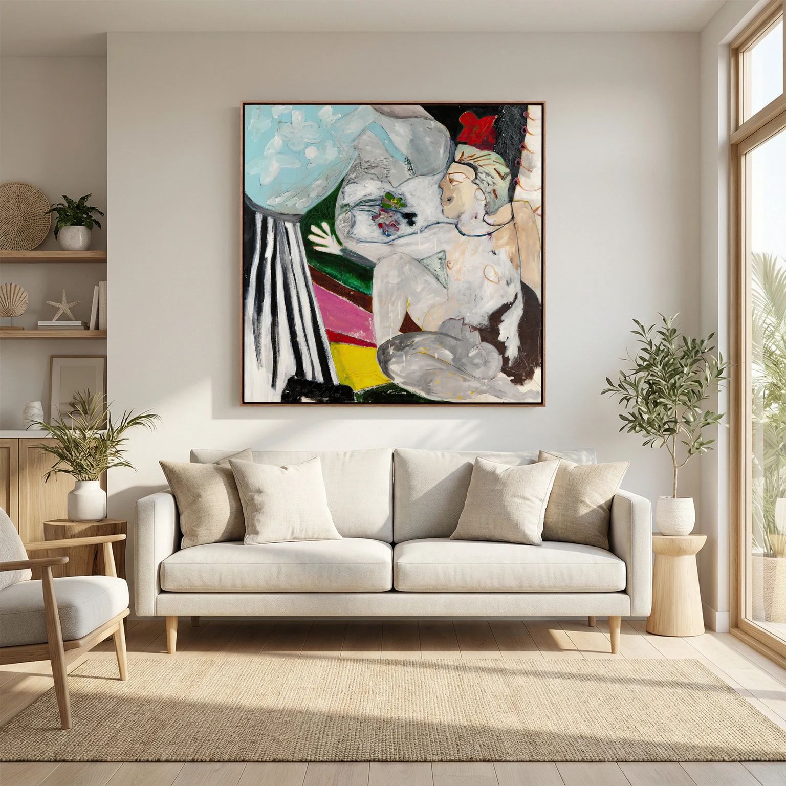Canvas print: "HUSH"