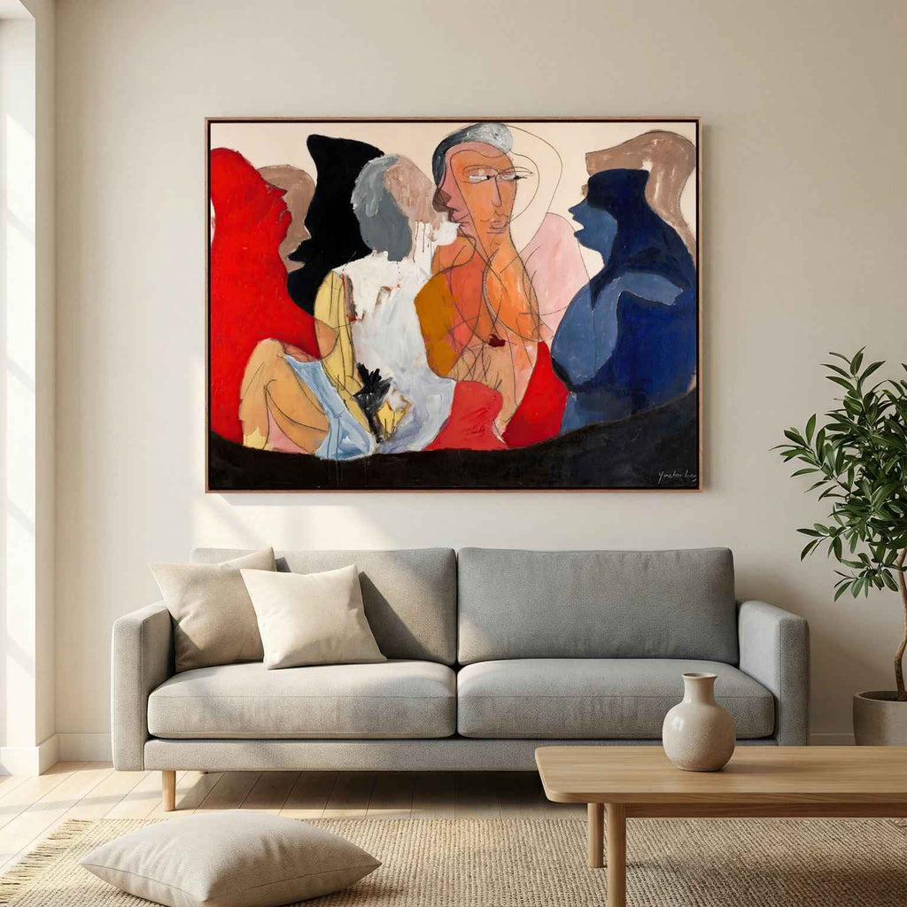 Canvas print: "COMMUNE"